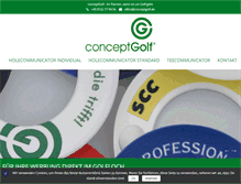 Tablet Screenshot of conceptgolf.de