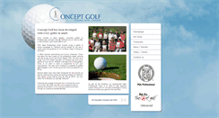 Desktop Screenshot of conceptgolf.net